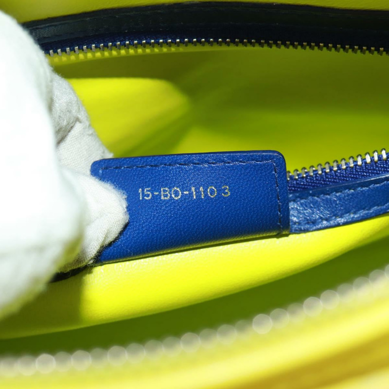 【日本直送】Christian Dior Lady Dior Canage 手提包，真皮材質，兩用，粉紅色/銀色，正品，貨號 161705SAM-11