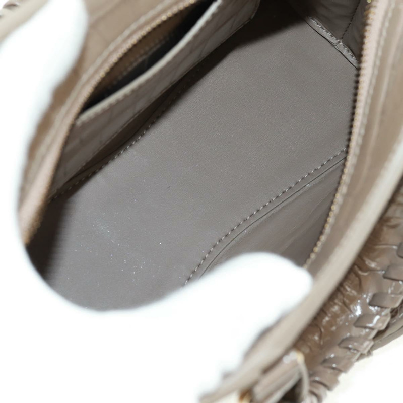 【日本直送】BALENCIAGA Neo Classic City 手提包 漆皮 2way 灰色/金色 638524 Auth am10547SAM-9