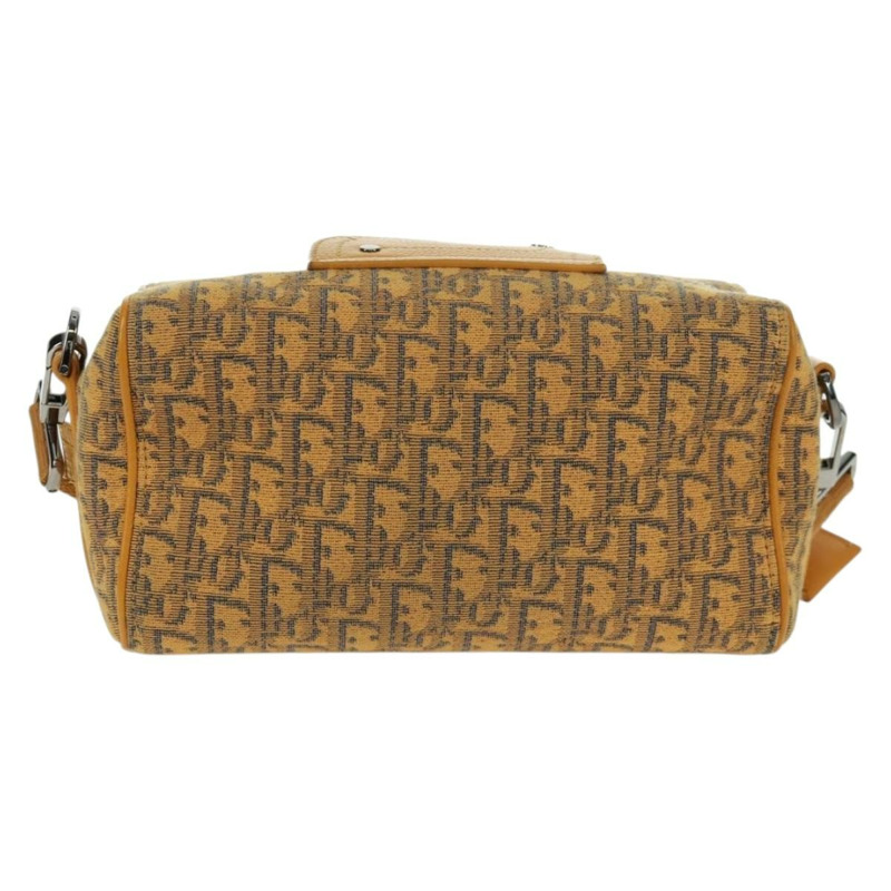 【日本直送】Christian Dior Trotter帆布馬鞍斜背包 Dior Lanco 黃色正品 165473SAM-1