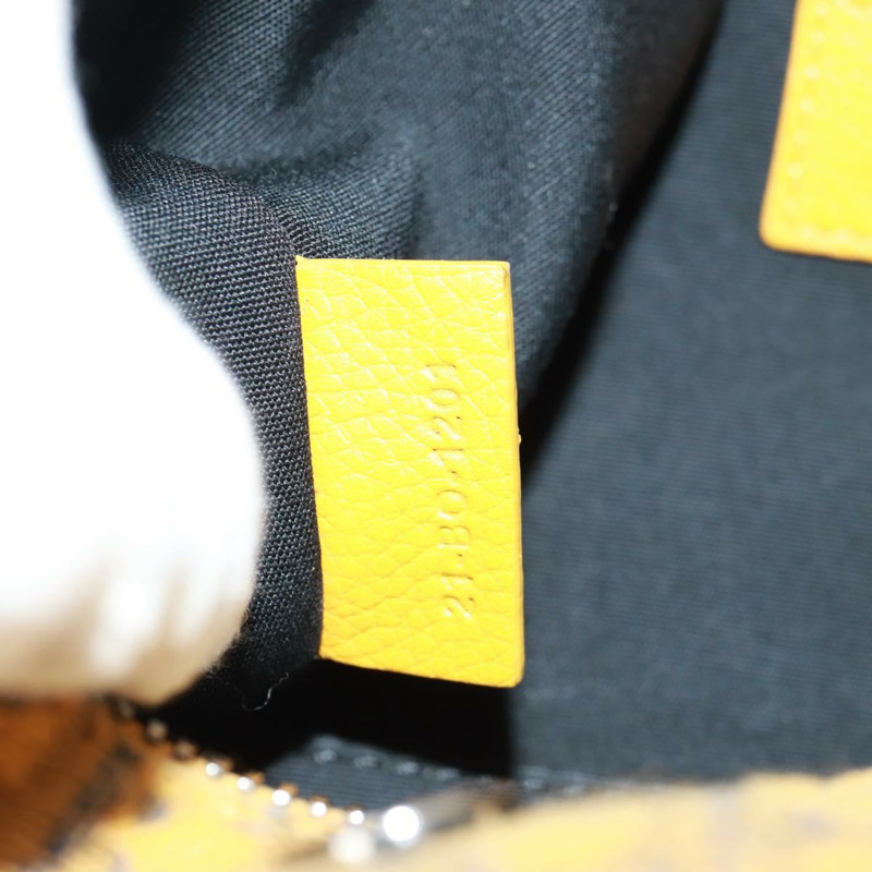 【日本直送】Christian Dior Trotter帆布馬鞍斜背包 Dior Lanco 黃色正品 165473SAM-10