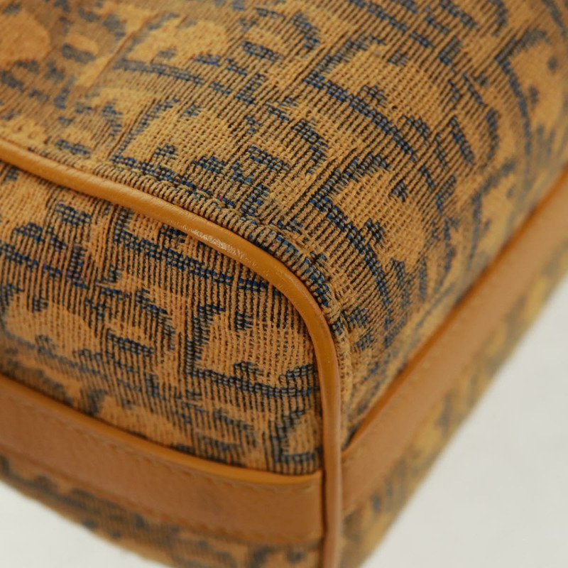 【日本直送】Christian Dior Trotter帆布馬鞍斜背包 Dior Lanco 黃色正品 165473SAM-16