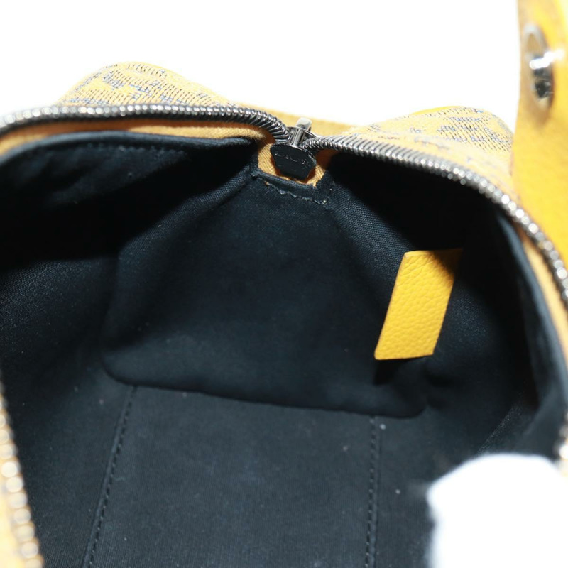 【日本直送】Christian Dior Trotter帆布馬鞍斜背包 Dior Lanco 黃色正品 165473SAM-21