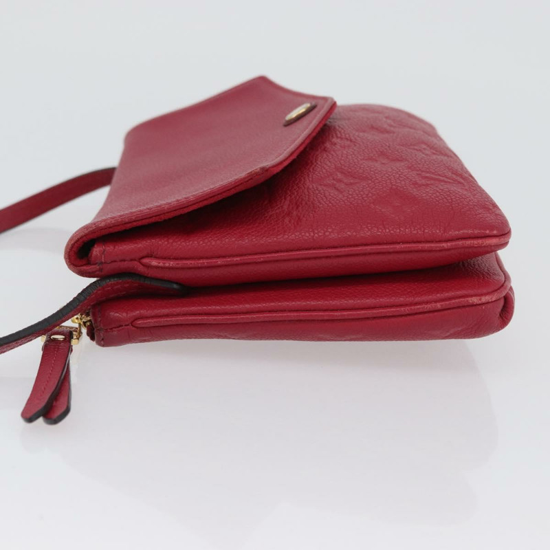 【日本直送】路易威登 Monogram Empreinte Twice 肩背包 Cerise M50259 正品 ep13040-4