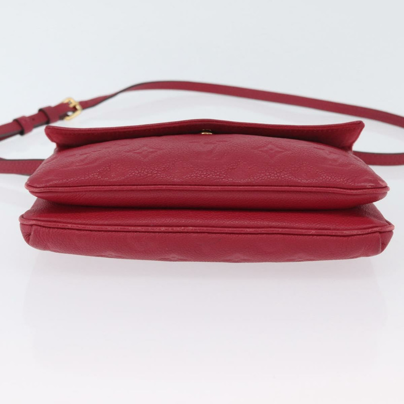 【日本直送】路易威登 Monogram Empreinte Twice 肩背包 Cerise M50259 正品 ep13040-5