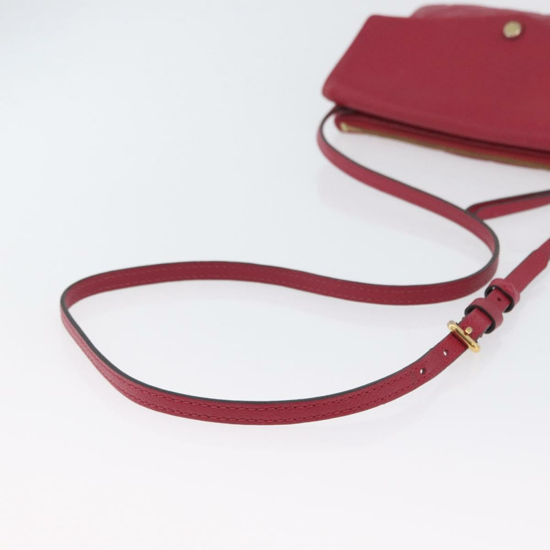 【日本直送】路易威登 Monogram Empreinte Twice 肩背包 Cerise M50259 正品 ep13040-7