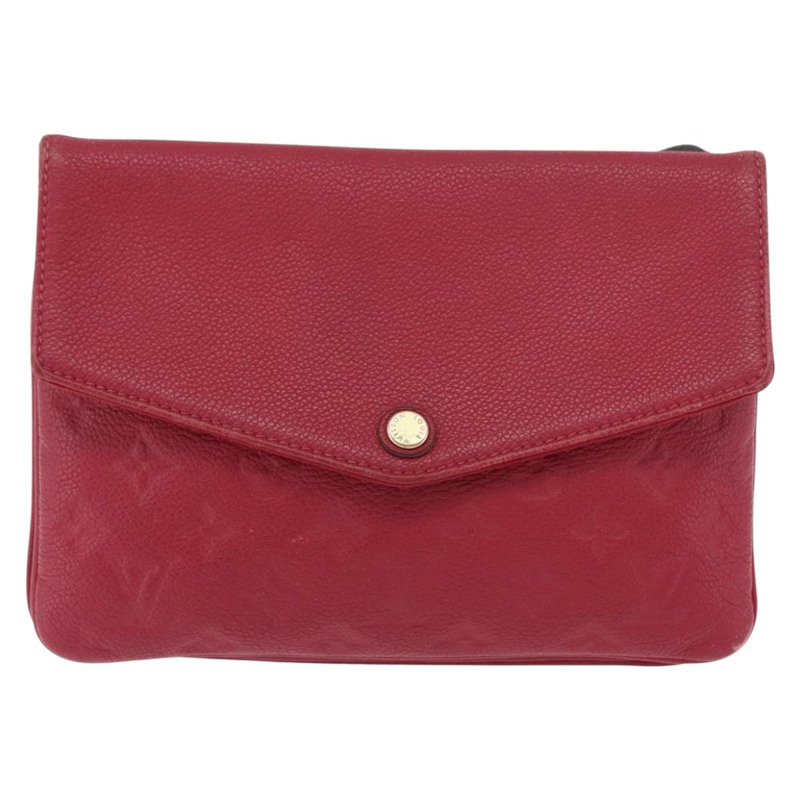 【日本直送】路易威登 Monogram Empreinte Twice 肩背包 Cerise M50259 正品 ep13040-12