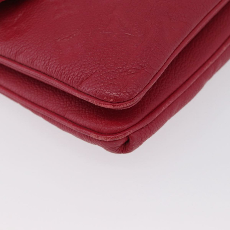 【日本直送】路易威登 Monogram Empreinte Twice 肩背包 Cerise M50259 正品 ep13040-14