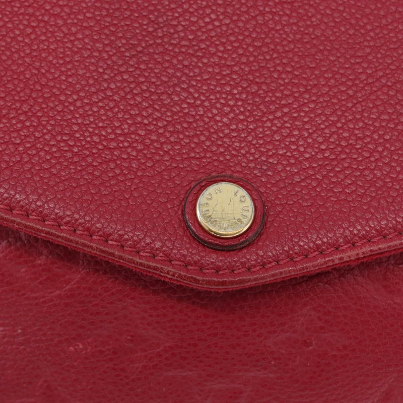 【日本直送】路易威登 Monogram Empreinte Twice 肩背包 Cerise M50259 正品 ep13040-17