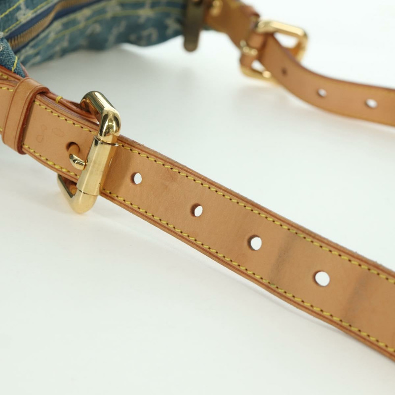 【日本直送】路易威登 Monogram 牛仔布 Buggy PM 肩背包 藍色 M95049 LV 正品 ki6552M-7