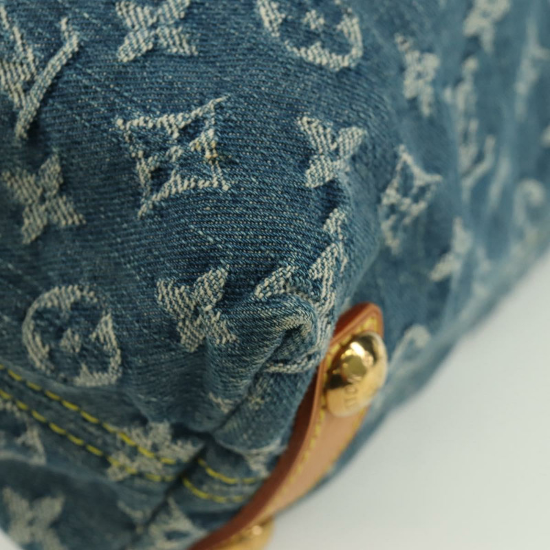 【日本直送】路易威登 Monogram 牛仔布 Buggy PM 肩背包 藍色 M95049 LV 正品 ki6552M-18