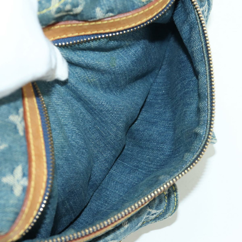 【日本直送】路易威登 Monogram 牛仔布 Buggy PM 肩背包 藍色 M95049 LV 正品 ki6552M-24