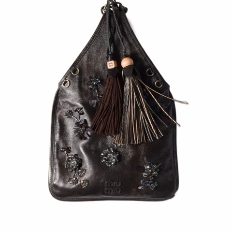 Miu Miu 女士 徽標手提包均碼碼24cm*37cm