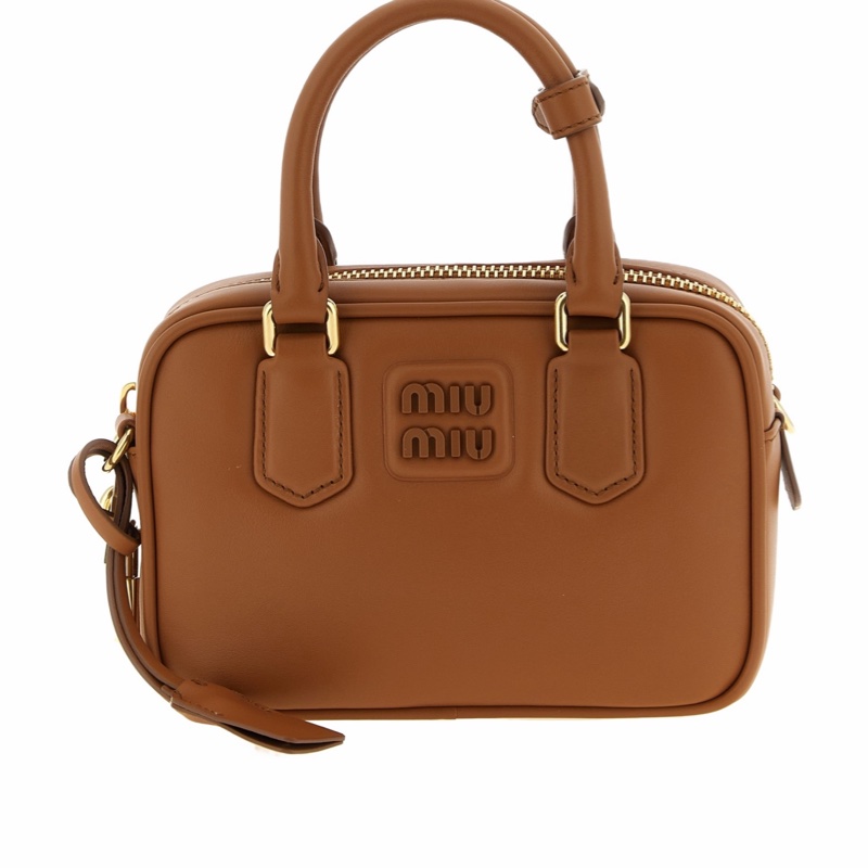 Miu Miu 女士 徽標手提包均碼碼19cm*6cm*13cm-0