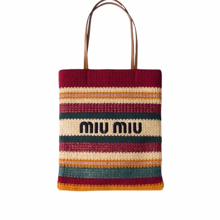 Miu Miu 女士 編織單肩包均碼碼32cm*41cm-0