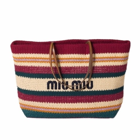 Miu Miu 女士 編織單肩包均碼碼40cm*16cm*34cm