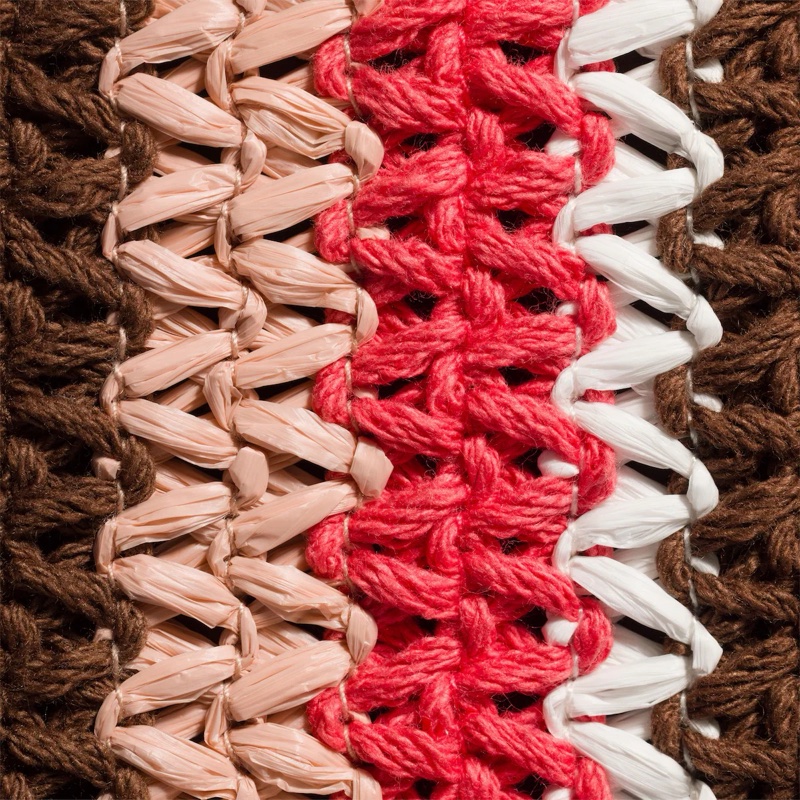 Miu Miu 女士 拉菲草編織手提袋均碼碼32cm*41cm-3