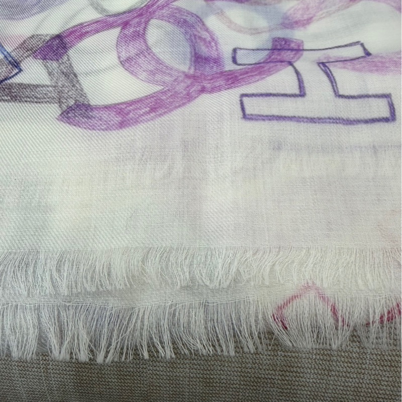 CHANEL春夏限定塗鴉大披巾-5