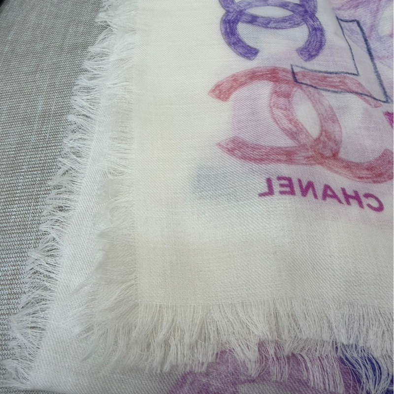 CHANEL春夏限定塗鴉大披巾-6