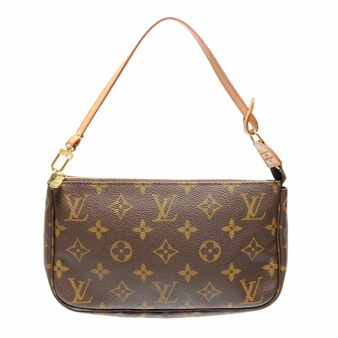 Louis Vuitton 2000 Monogram Pochette Accessoires 手提包，棕色，WS27322
