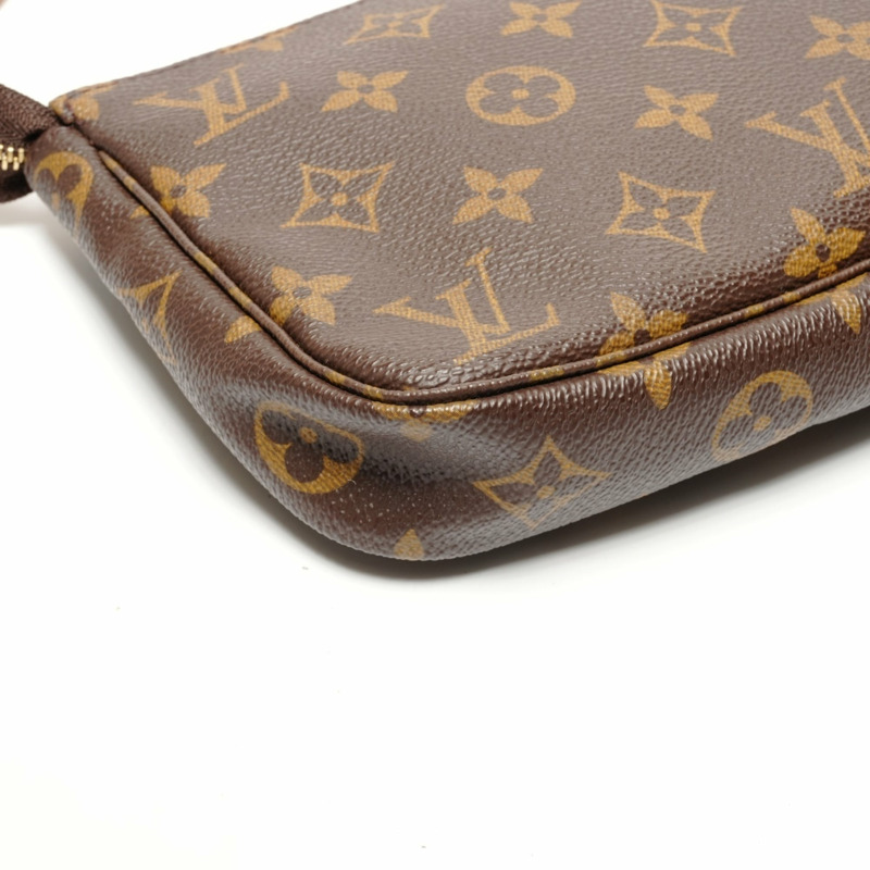 Louis Vuitton 2000 Monogram Pochette Accessoires 手提包，棕色，WS27322-4