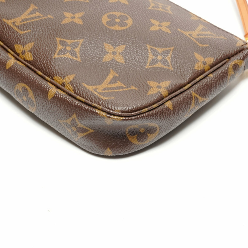 Louis Vuitton 2000 Monogram Pochette Accessoires 手提包，棕色，WS27322-5