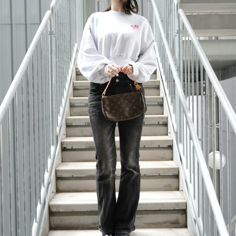 Louis Vuitton 2000 Monogram Pochette Accessoires 手提包，棕色，WS27322-12