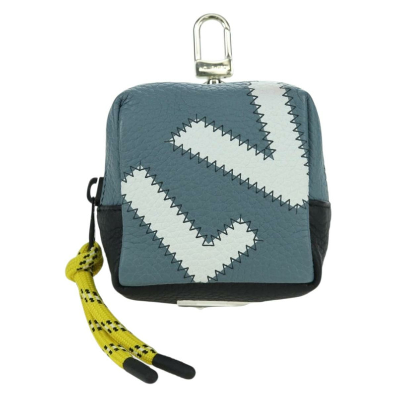 【日本直送】路易威登方形手拿包，撞色設計，灰色皮革，貨號 M00739，正品 ARZ207M-12