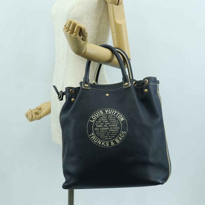 【日本直送】路易威登 Tobaco T&B 鞋包手提包 皮革 海軍藍 M95149 LV 正品 168317V-26