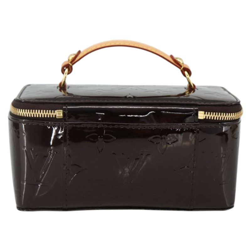 【日本直送】路易威登 Monogram Vernis 珠寶盒 Amarante M91272 LV Auth LNZ215V-1