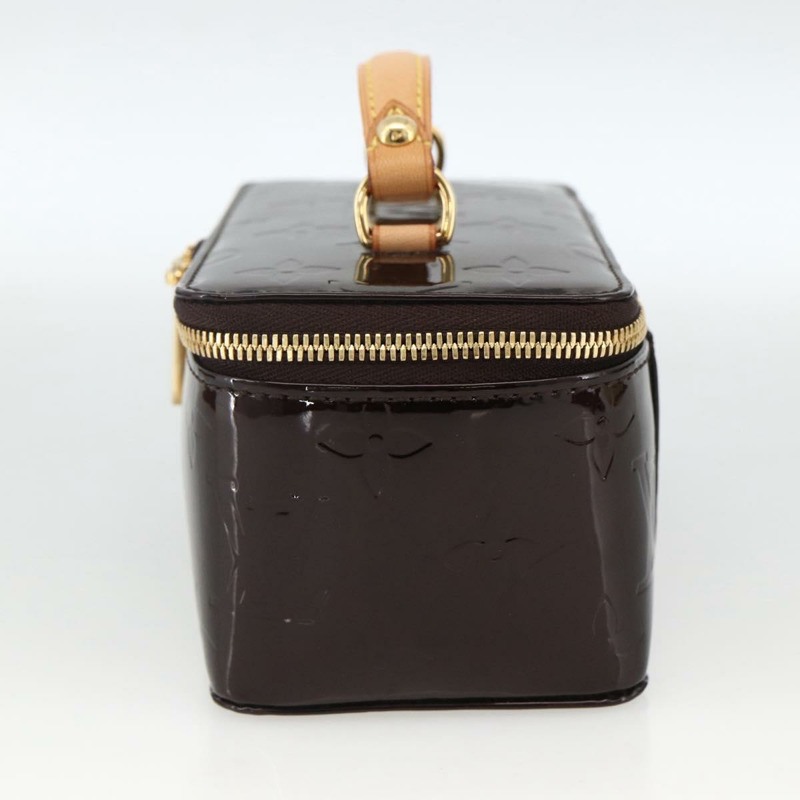 【日本直送】路易威登 Monogram Vernis 珠寶盒 Amarante M91272 LV Auth LNZ215V-2