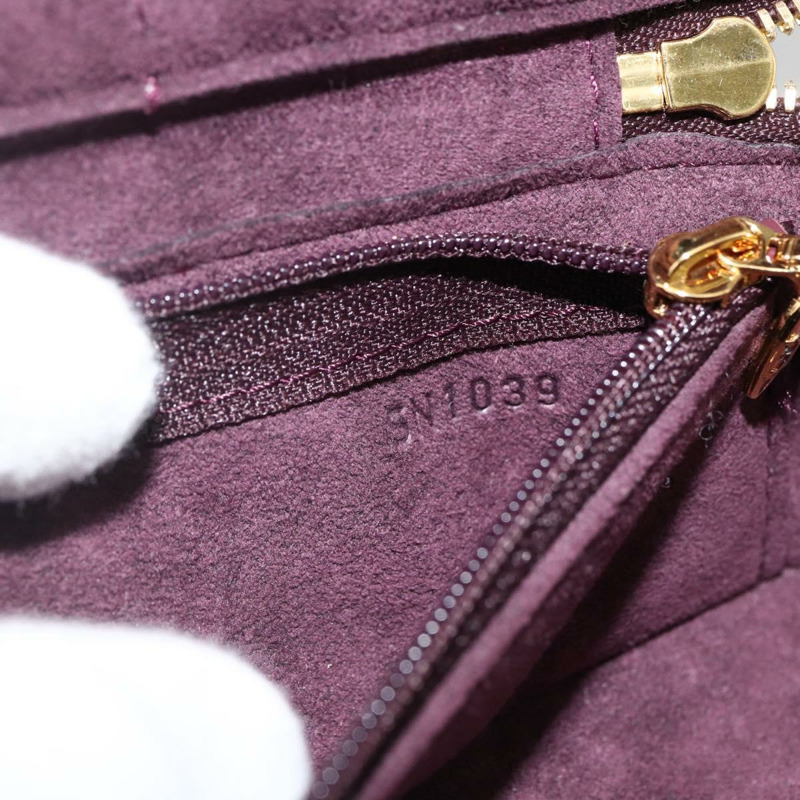 【日本直送】路易威登 Monogram Vernis 珠寶盒 Amarante M91272 LV Auth LNZ215V-10