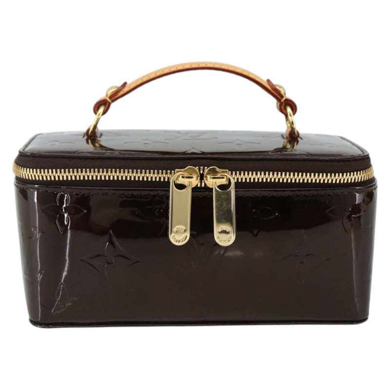 【日本直送】路易威登 Monogram Vernis 珠寶盒 Amarante M91272 LV Auth LNZ215V-12