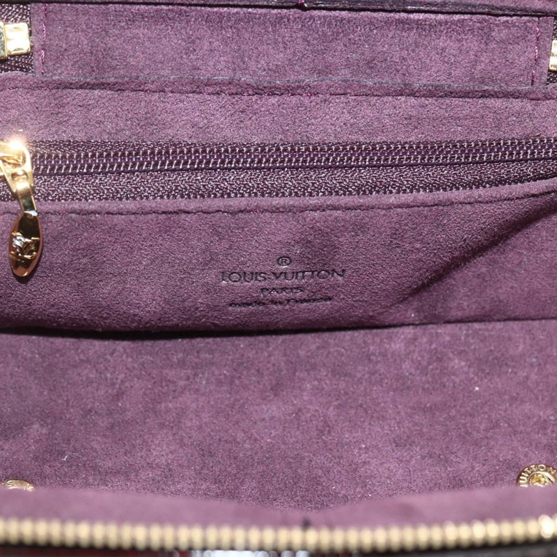 【日本直送】路易威登 Monogram Vernis 珠寶盒 Amarante M91272 LV Auth LNZ215V-19