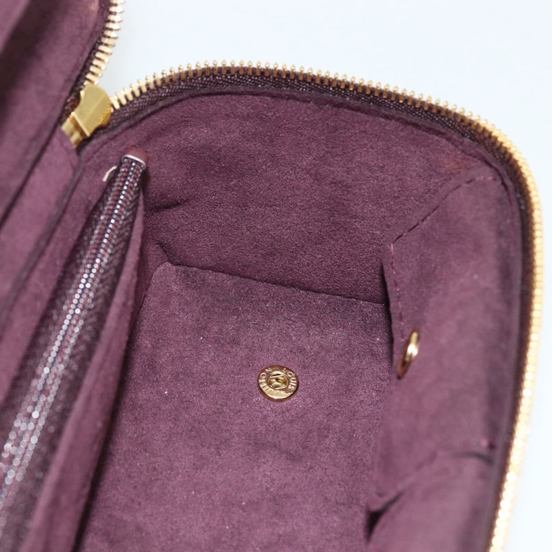 【日本直送】路易威登 Monogram Vernis 珠寶盒 Amarante M91272 LV Auth LNZ215V-20