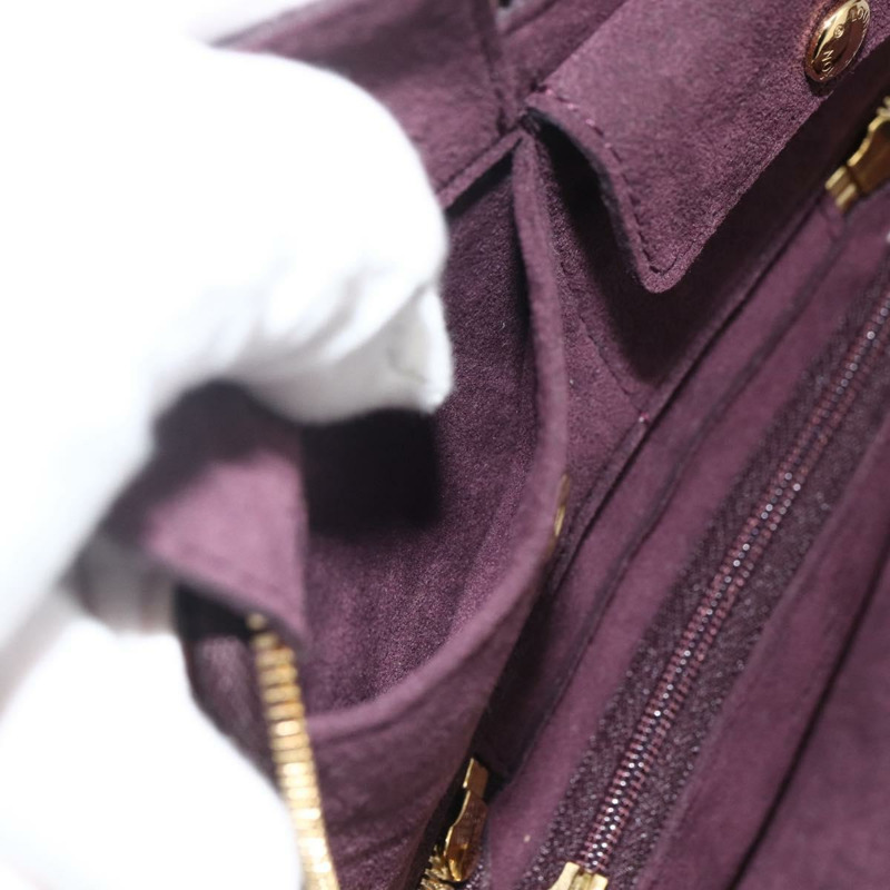 【日本直送】路易威登 Monogram Vernis 珠寶盒 Amarante M91272 LV Auth LNZ215V-24