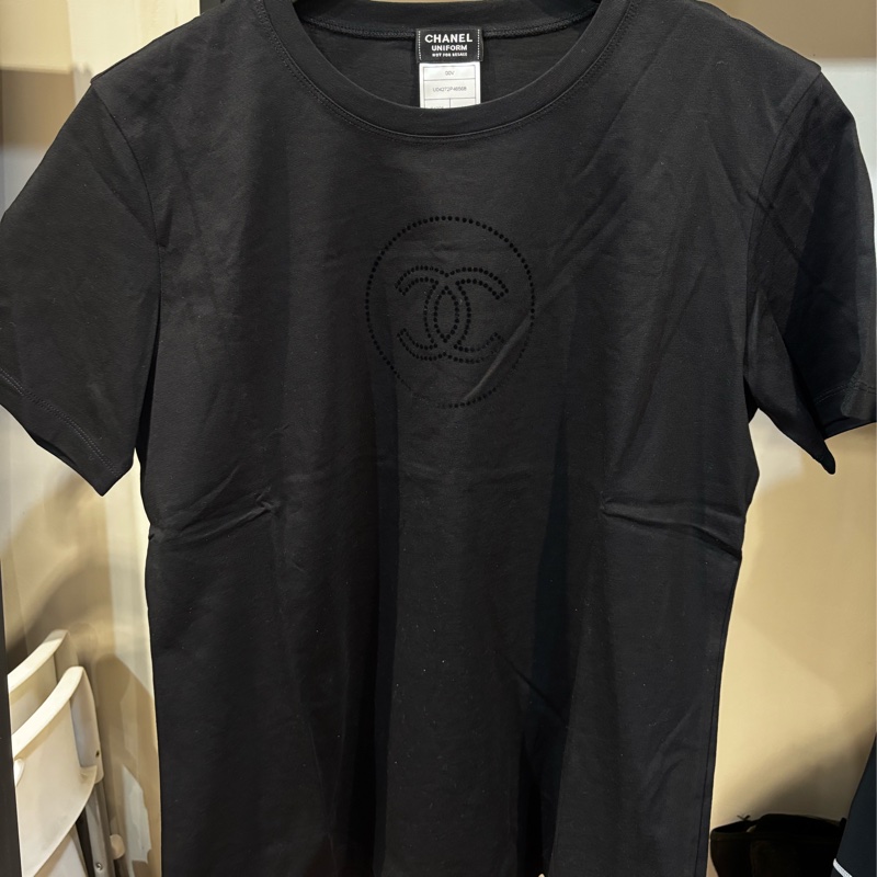 Chanel 員工 T-shirt 男版S 肩43胸96衣長69-3