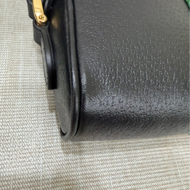Gucci 全皮相機包 黑色-11