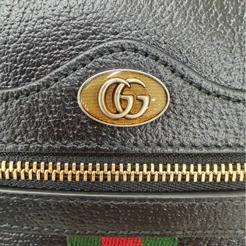 Gucci 全皮相機包 黑色-19