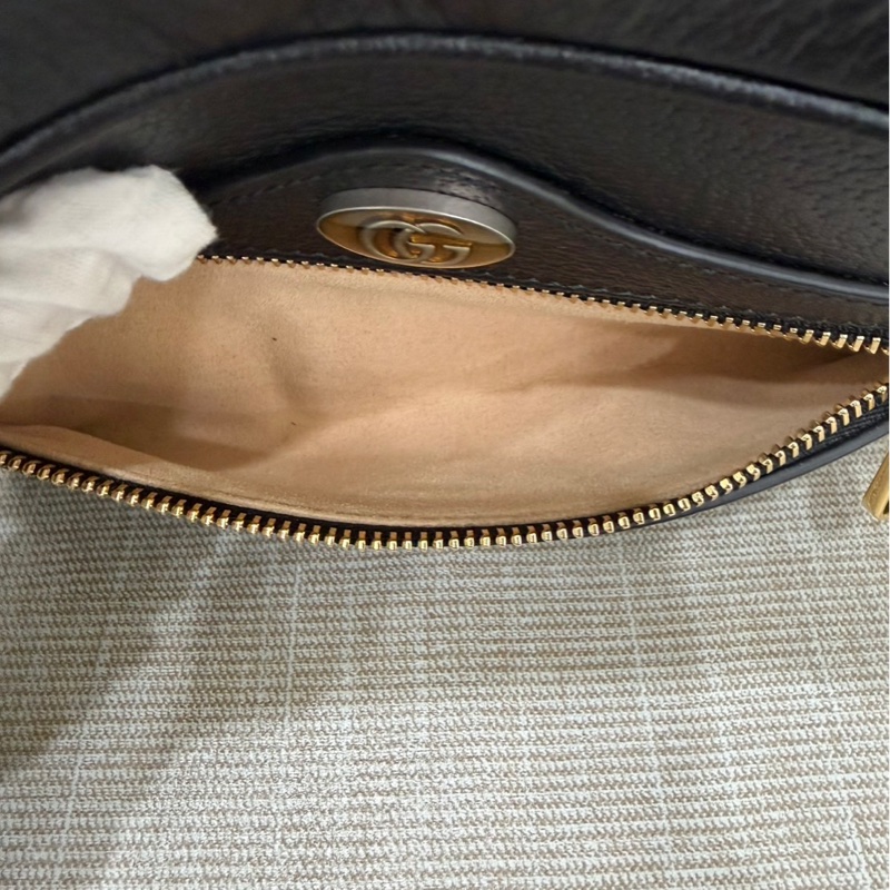 Gucci 全皮相機包 黑色-21