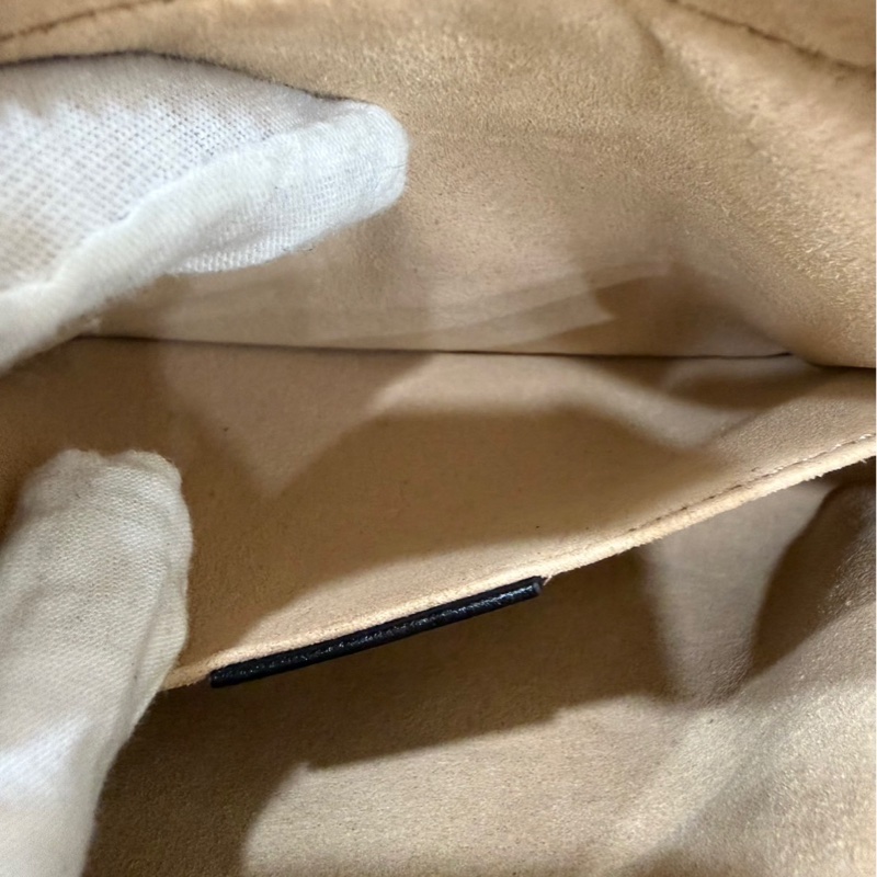 Gucci 全皮相機包 黑色-24