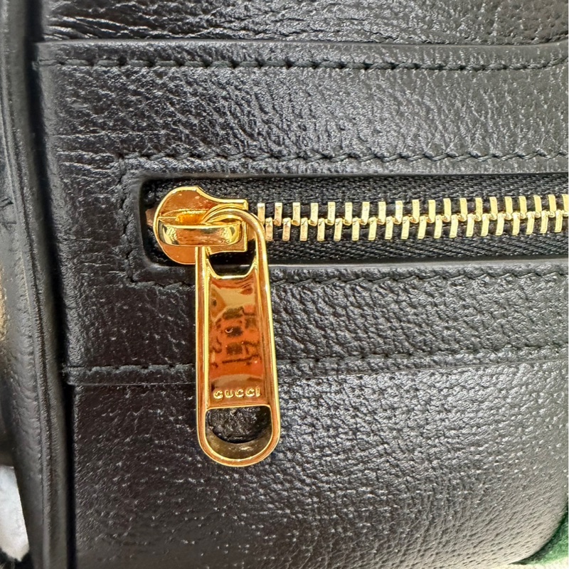 Gucci 全皮相機包 黑色-27