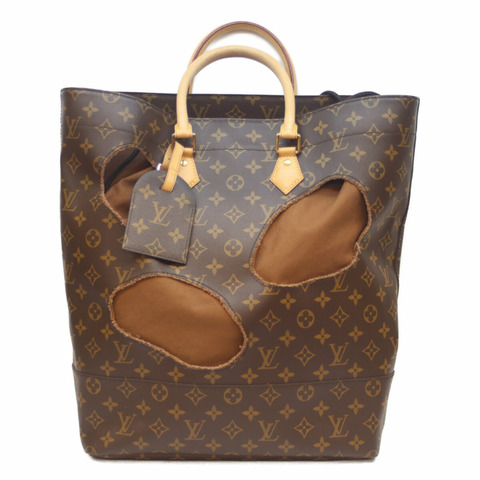 LOUIS VUITTON 路易威登 x Comme des Garçons M40279 Monogram Withholes 手提包，棕色，男士