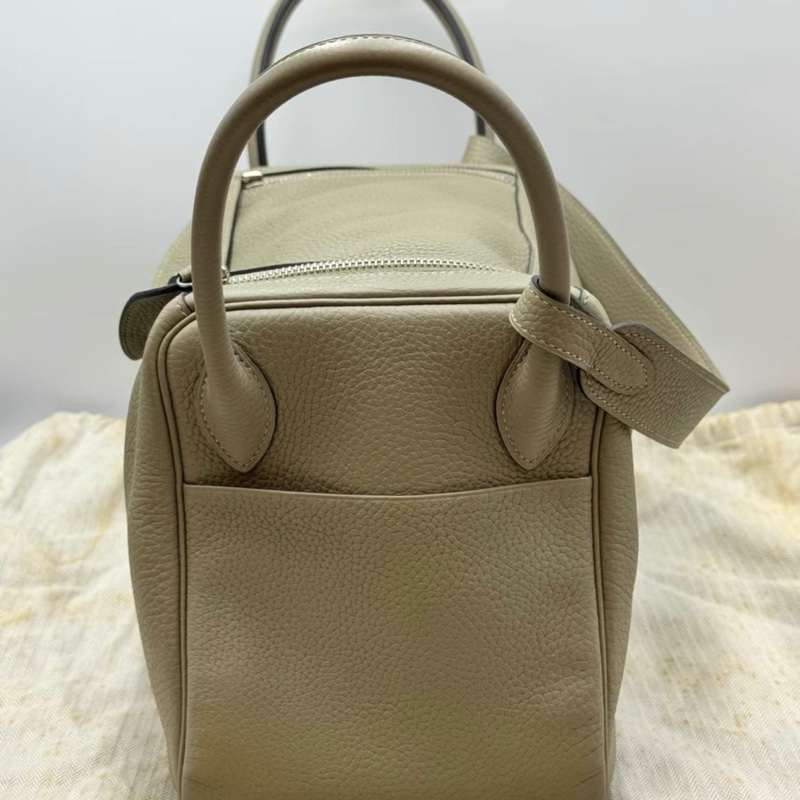 99新 X刻 孤品 全原 愛馬仕/Hermes lindy30鼠尾草綠銀扣-1