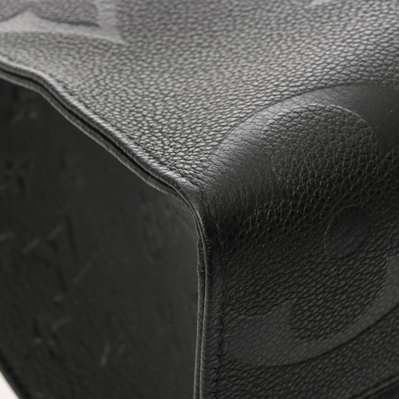 路易威登 Monogram Empreinte On the Go MM 兩用托特包，黑色，M45495，女士真皮手提包，A級，二手，Ginzo-6