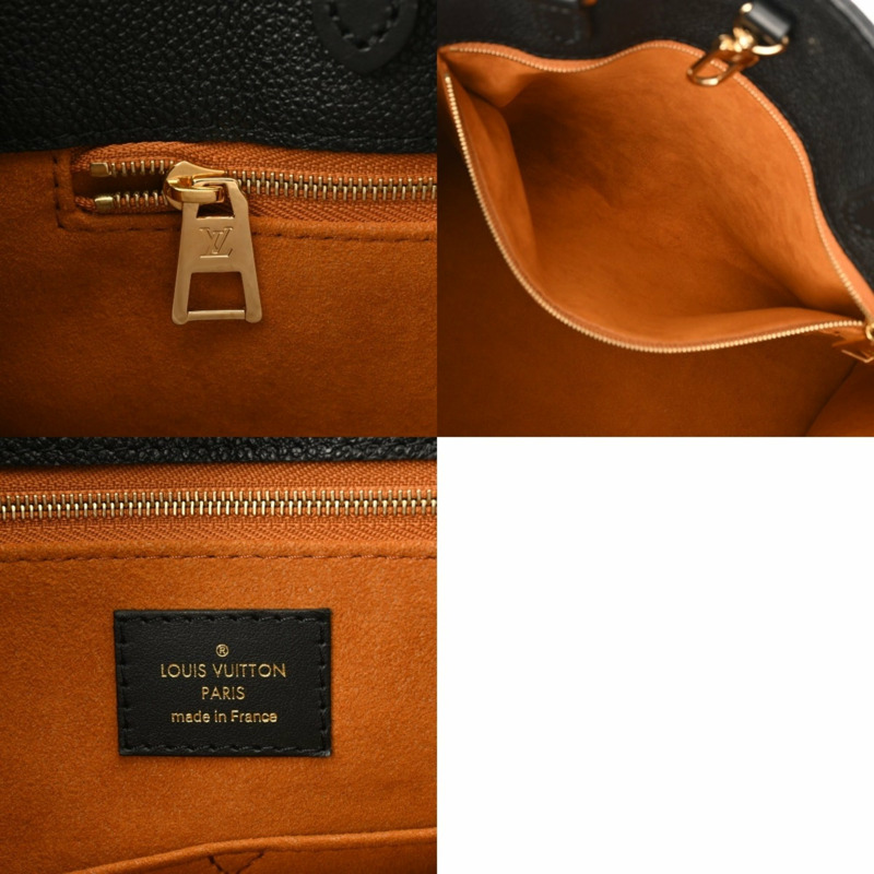 路易威登 Monogram Empreinte On the Go MM 兩用托特包，黑色，M45495，女士真皮手提包，A級，二手，Ginzo-10