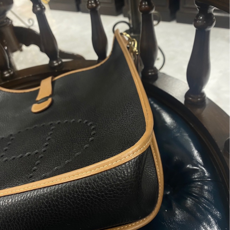 Hermes Evelyne GM 黑棕拼色-4
