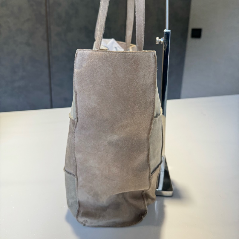 Chanel 麂皮拼色托特包-5