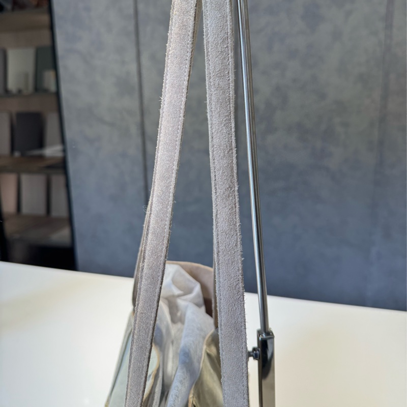 Chanel 麂皮拼色托特包-11