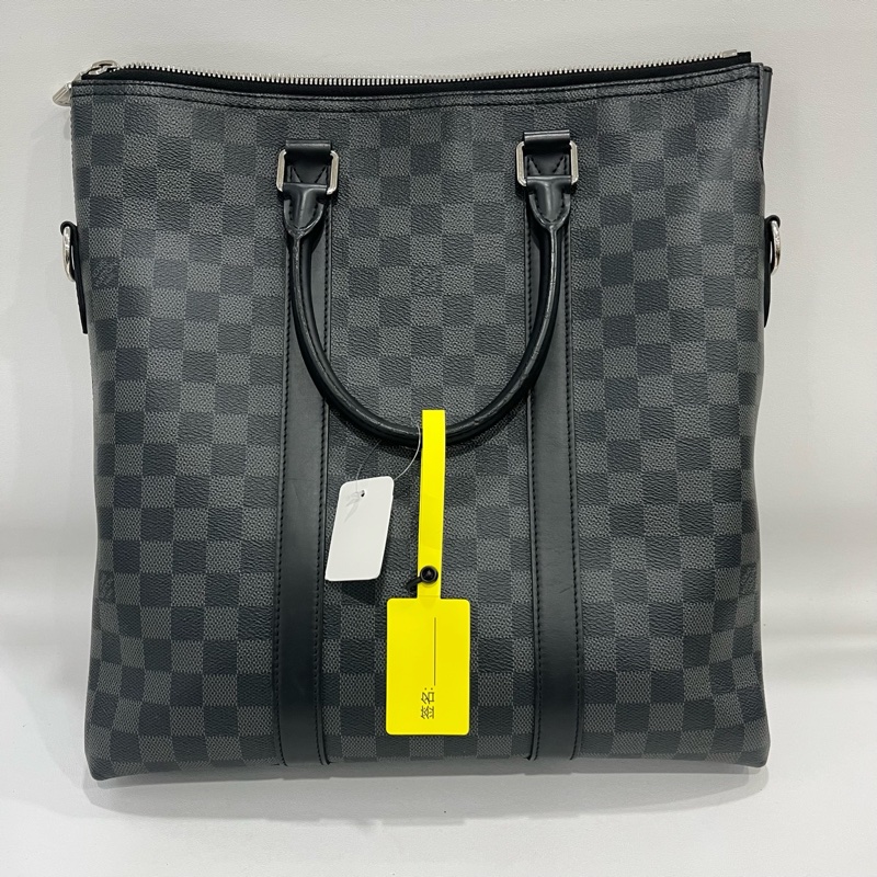 LouisVuitton路易威登   棋盤格竪版公文包 無附件-1