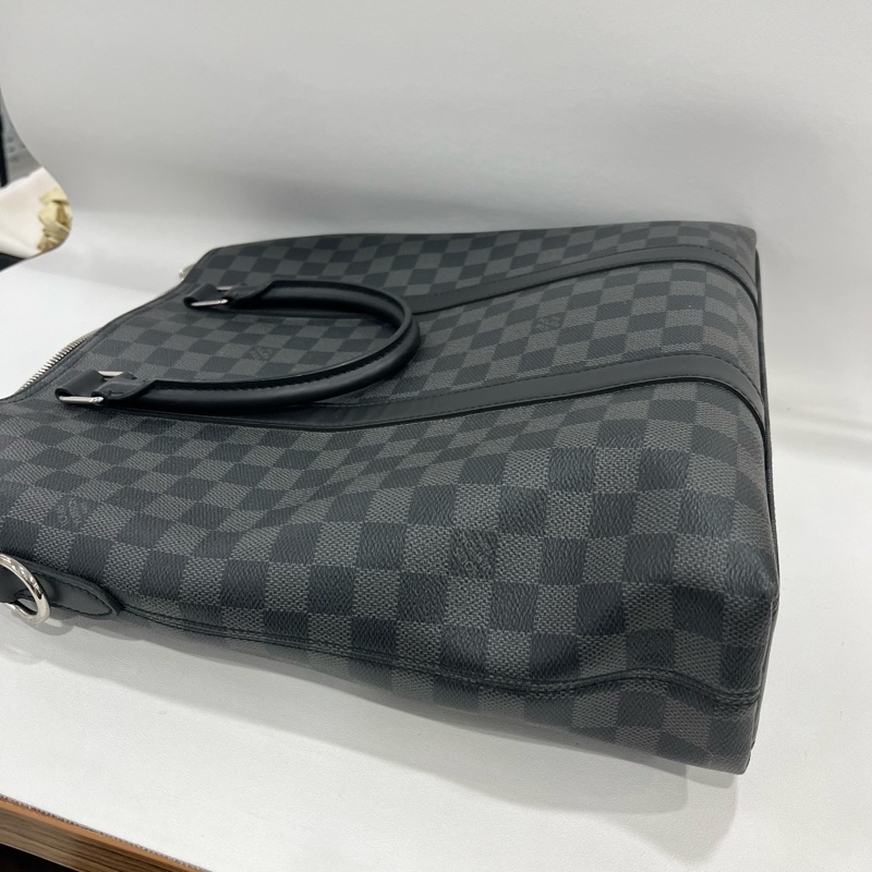 LouisVuitton路易威登   棋盤格竪版公文包 無附件-2